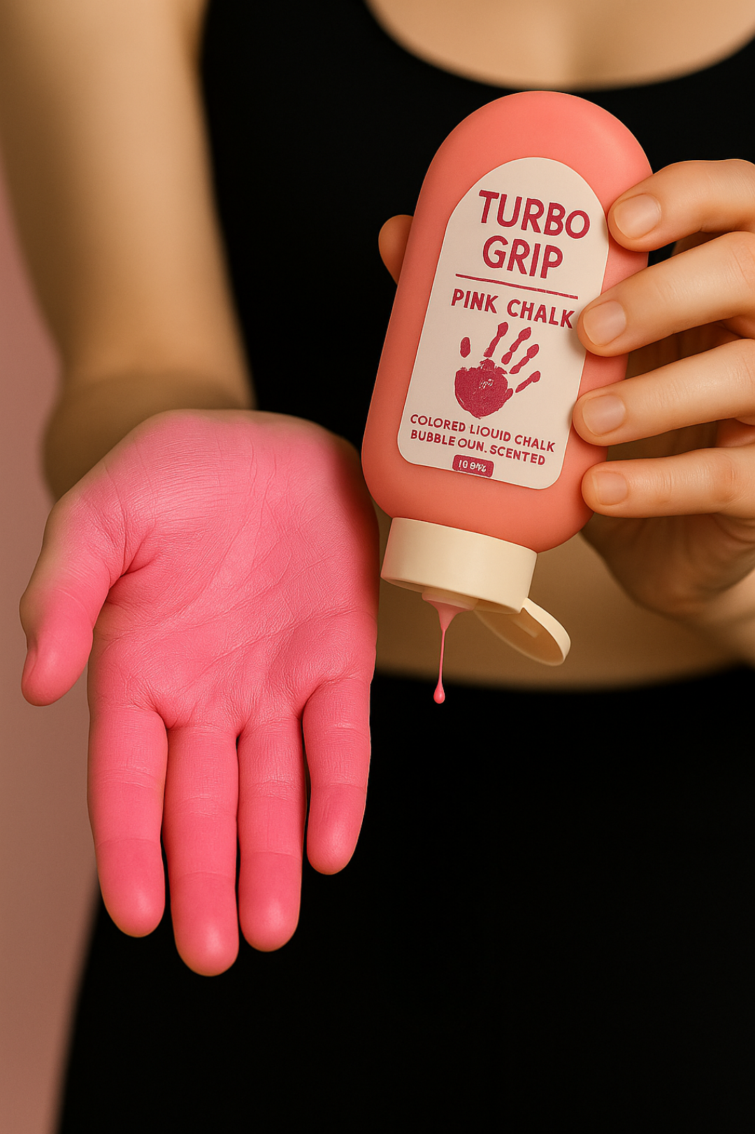Pink liquid chalk